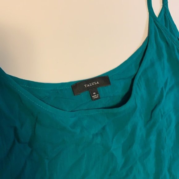 Aritzia Talula Teal Babydoll Dress Tunic - Women’s Size Medium - Picture 4 of 6